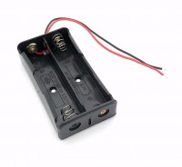 Batteriehalter f&#252;r 2x 18650 mit Anschlusskabel