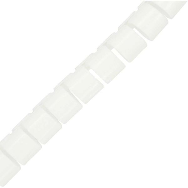 flexibler Kabelkanal/Kabelschlauch 10m, 15mm, weiß