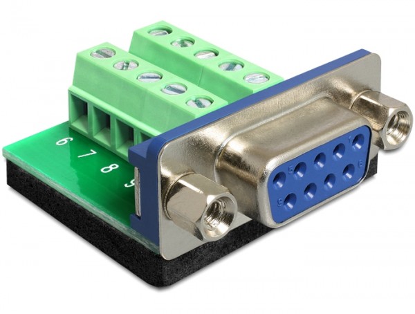 Adapter Terminalblock - D-Sub 9 Pin Buchse