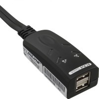 InLine USB KM-Umschalter, 2 PCs, für Tastatur und Maus, mit Maus -Transfer zwischen den Monitoren