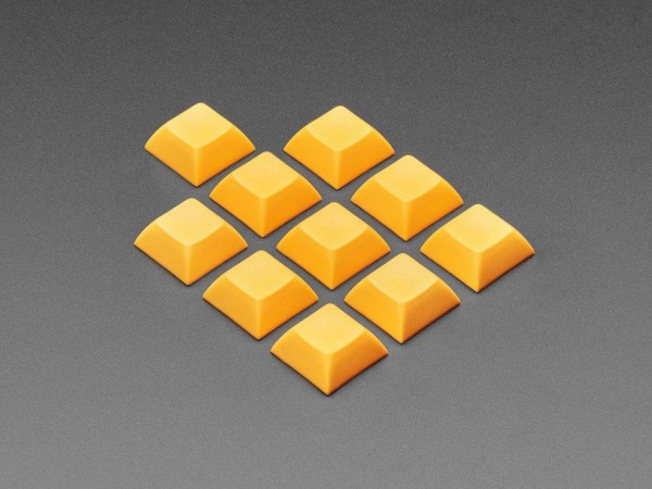 Orange DSA Keycaps für MX-kompatible Schalter, 10er-Pack