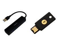 Yubico YubiKey 5 NFC &#43; 4 Port Micro USB 2.0 Hub Bundle