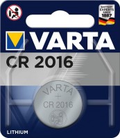 VARTA Knopfzelle Lithium CR2016, 1er Blister