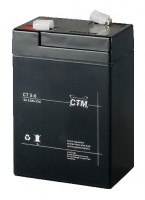 CTM CT5-6 wartungsfreier AGM-Bleiakku 6V / 5Ah Fast-on 4,8mm