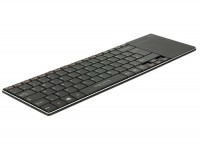 Delock Ultraslim Funk Tastatur mit Touchpad und Aluminiumgehäuse