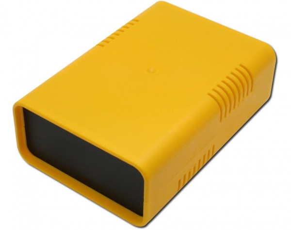 Universalgehäuse, Euro Box, klein, 95x135x45mm, gelb