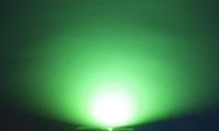OptoSupply LED, 5mm, 8.5-9.2lm, 15&#176;, klar, lime green