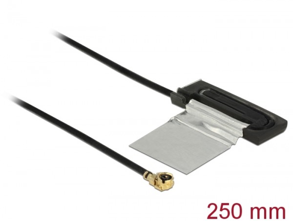 WLAN Antenne MHF /UF.LP-068 kompatibler Stecker 802.11 ac/a/h/b/g/n CCD 1 dBi 250 mm intern