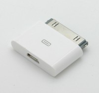 USB 2.0 Hi-Speed Adapter Micro B Buchse > Apple 30-pin. Stecker