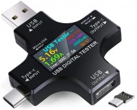 USB Digital Tester J7-c, für USB-A / USB-C / microUSB, OLED Display