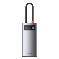 Baseus Metal Gleam 4in1 Hub, USB-C zu USB 3.0 + USB 2.0 + HDMI + USB-C PD