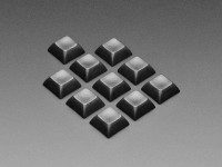 Schwarze DSA Keycaps f&#252;r MX-kompatible Schalter, 10er-Pack