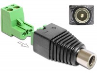Adapter DC 2,1 x 5,5 mm Buchse - Terminalblock 2 Pin 2-teilig