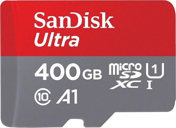 SanDisk Ultra microSDXC A1 100MB/s Class 10 Speicherkarte &#43; Adapter 400GB