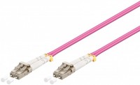 LWL Kabel Multimode OM4, LC-Stecker &#40;UPC&#41; > LC-Stecker &#40;UPC&#41;, violett