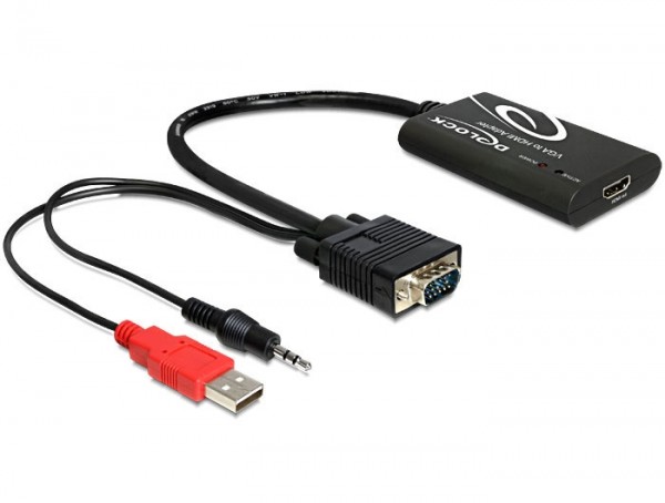 VGA zu HDMI Adapter inkl. Audioübertragung