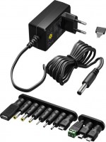 Goobay Universal-Netzteil 3V-12V, 27W, 4x USB & 7x DC Adapter, Überlastschutz, 1,8 Meter, schwarz