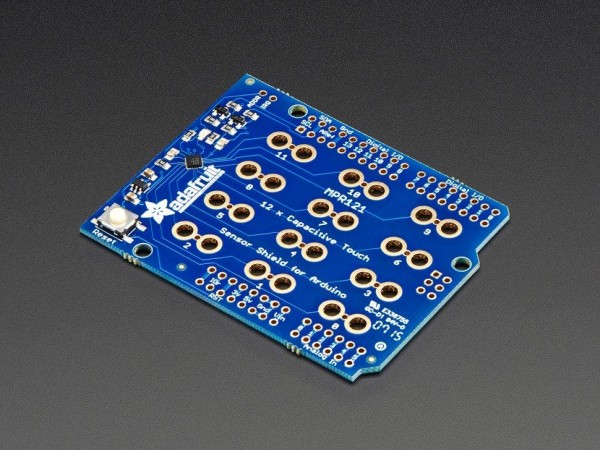 Adafruit 12 x Kapazitives Touch Shield f&#252;r Arduino, MPR121