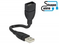 Shape USB 2.0 Hi-Speed Verl&#228;ngerungskabel A Stecker &#150; A Buchse schwarz