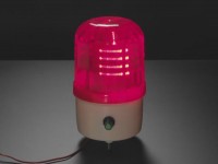 Rotierende LED-Warnleuchte mit Alarmsummer, einstellbare Lautst&#228;rke 