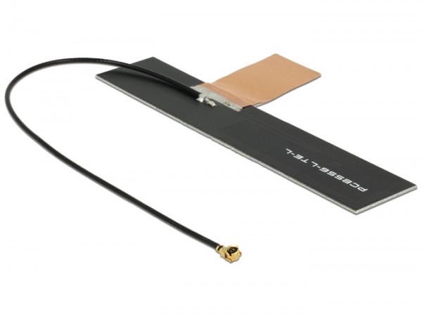 LTE Antenne MHF/U.FL-LP-068 kompatibler Stecker 0,5 ~ 2,0 dBi 150 mm PCB intern selbstklebend