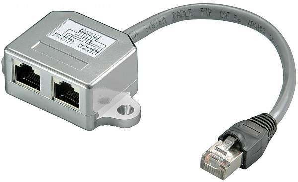 2xRJ45 Steckverbinder PCB Breakout Board Kit Ethernet Zubehör nicht