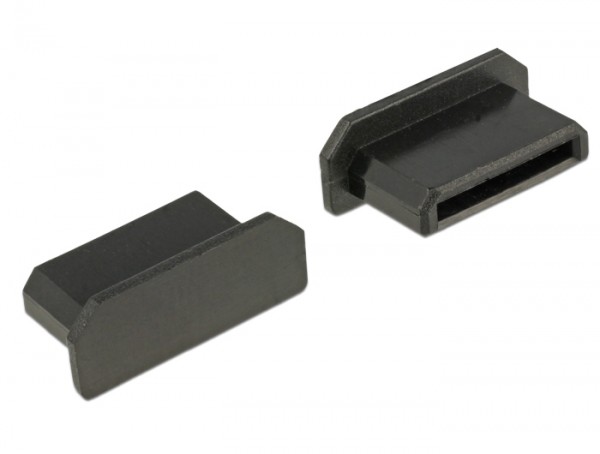 Staubschutz für HDMI mini-C Buchse ohne Griff 10 Stück schwarz