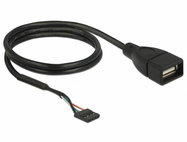 Kabel USB 2.0 Pfostenbuchse zu 1 x USB 2.0 Typ-A Buchse 60 cm