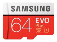 Samsung EVO Plus microSDHC UHS-I U1 100MB/s Speicherkarte &#43; Adapter 64GB