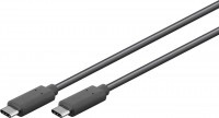USB-C 3.1 Generation 1 Kabel, C Stecker &#150; C Stecker, schwarz