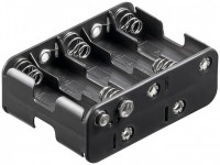 Batteriehalter für 10x Mignon AA mit Druckknopfanschluss
