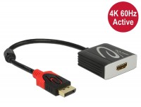 Adapter DisplayPort 1.2 Stecker - HDMI 2.0 Buchse schwarz 4K 60Hz Aktiv