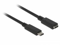 USB-C 3.1 Gen 1 Verl&#228;ngerung, C-Stecker &#150; C-Buchse, schwarz