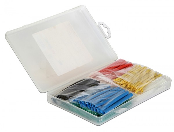 Schrumpfschlauch Sortiment 230-teilig farbig in Kunststoffbox