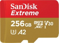 SanDisk Extreme microSDXC A2 UHS-I U3 V30 190MB/s Speicherkarte + Adapter 256GB