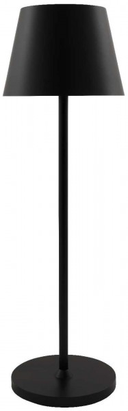 ROLF KERN LED-Tischleuchte: Aufladbar, Dimmbar, IP54, 38cm, Schwarz