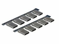 Steckverbinder USB 2.0 Typ-C Stecker, 10 St&#252;ck