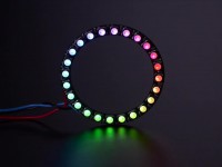 NeoPixel Ring - 24 x 5050 RGBW LEDs mit integrierten Treibern, nat&#252;rliches Wei&#223;