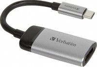 Verbatim USB-C zu HDMI 19-poliger 4k Videoadapter für Monitore als Plug-and-Play
