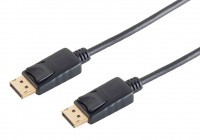 DisplayPort 1.2 Kabel, 4K 60Hz, schwarz