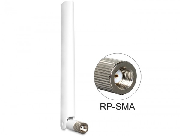 WLAN 802.11 ac/a/b/g/n Antenne RP-SMA 2 ~ 4 dBi omnidirektional Gelenk weiß