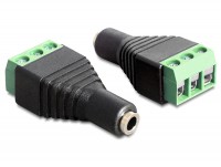 Adapter Terminalblock - Klinkenbuchse 3,5mm 3 Pin