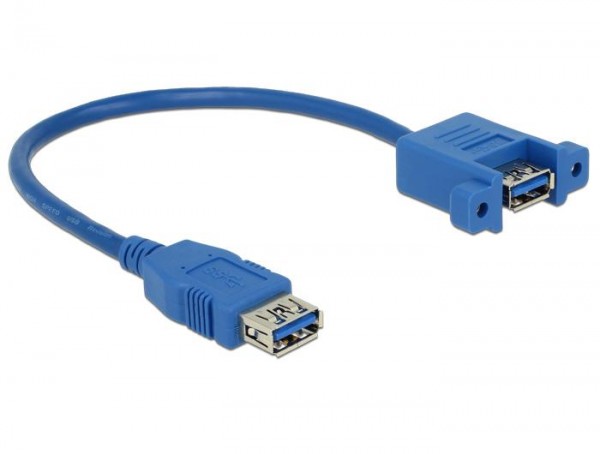 Kabel USB 3.0 A Buchse &gt; USB 3.0 A Buchse zum Einbau Delock