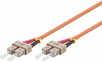 LWL Kabel Multimode OM2, SC-Stecker &#40;UPC&#41; > SC-Stecker &#40;UPC&#41;, orange